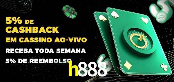 Promoções do cassino ao Vivo h888